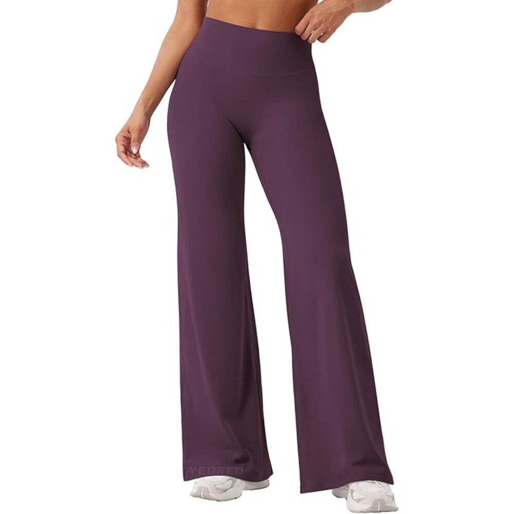 NWT YEOREO Ease Workout Eddiy Yoga Pants No Front Seam Straight High Waist